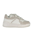 Gaelle Paris Bianco Polyurethane Women Sneaker
