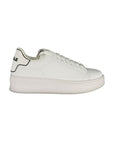 Gaelle Paris Bianco Poliuretano Women Sneaker