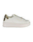 Gaelle Paris Bianco Poliuretano Women Sneaker