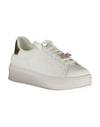 Gaelle Paris Bianco Poliuretano Women Sneaker