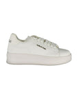 Gaelle Paris Bianco Poliuretano Women Sneaker
