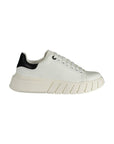 Gaelle Paris White Polyurethane Women Sneaker