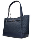 Michael Kors Blue Fabric Shoulder Bag