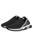 Dolce & Gabbana Black Slip On Sorrento Low Top Sneakers Shoes