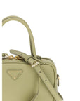 Prada Bicolor Calf Leather Bos Taurus Handbag