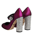 Dolce & Gabbana Pink Embellished High Heels Pumps Shoes