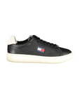 Tommy Hilfiger Black Polyurethane Women's Sneaker