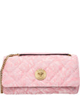 Versace Pink Fabric Shoulder Bag