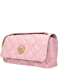 Versace Pink Fabric Shoulder Bag