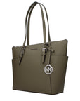 Michael Kors Green Leather Shoulder Bag