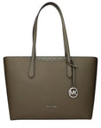 Michael Kors Green Fabric Shoulder Bag
