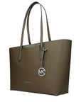 Michael Kors Green Fabric Shoulder Bag