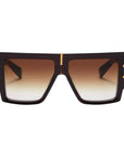 Balmain Brown Acetate Sunglasses
