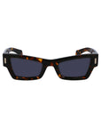 Ferragamo Brown Acetate Sunglasses