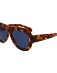 Ferragamo Brown Acetate Sunglasses