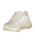 Tommy Hilfiger White Polyurethane Women Sneaker