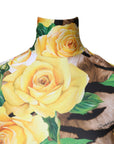 Dolce & Gabbana Multicolor Floral Print Sheath Mini Dress