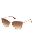 Guess Beige Metal Sunglasses