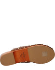 Valentino Garavani Brown Leather Slippers