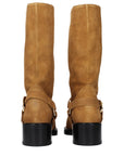 Chloé Brown Leather Ankle Boots