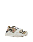 Burberry Beige Cotton Athletic Sneakers