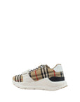 Burberry Beige Cotton Athletic Sneakers