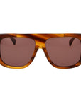 Max Mara Brown Acetate Sunglasses