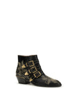 Chloé Black Calf Leather Bos Taurus Ankle Boots