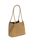 Etro Beige Calf Leather Bos Taurus Shoulder Bag