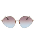 Victoria Beckham Gold Metal Sunglasses