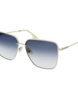 Victoria Beckham Gold Metal Sunglasses