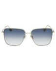 Victoria Beckham Gold Metal Sunglasses