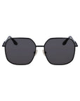 Victoria Beckham Black Metal Sunglasses