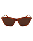 Victoria Beckham Brown Acetate Sunglasses