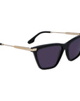 Victoria Beckham Black Acetate Sunglasses