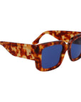 Victoria Beckham Brown Acetate Sunglasses