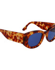 Victoria Beckham Brown Acetate Sunglasses