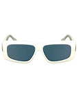 Victoria Beckham White Acetate Sunglasses