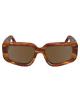 Victoria Beckham Brown Acetate Sunglasses