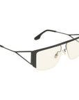 Victoria Beckham Black Metal Sunglasses