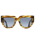 Victoria Beckham Brown Acetate Sunglasses