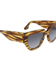 Victoria Beckham Brown Acetate Sunglasses