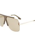 Victoria Beckham Brown Acetate Sunglasses