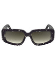 Victoria Beckham Black Acetate Sunglasses