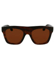 Victoria Beckham Brown Acetate Sunglasses