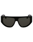 Victoria Beckham Black Acetate Sunglasses
