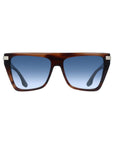 Victoria Beckham Brown Acetate Sunglasses