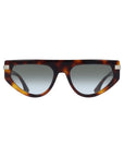 Victoria Beckham Brown Acetate Sunglasses