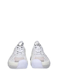 Lanvin White Leather Athletic Sneakers