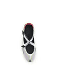 The Attico Silver Polyurethane Ballet Flats